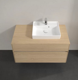 Тумба під раковину Villeroy & Boch Collaro 100х50 см із підсвічуванням ДСП північний дуб C015B0VJ