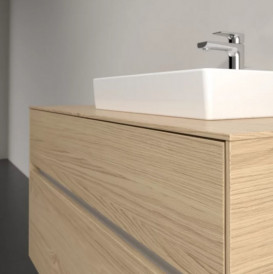 Тумба під раковину Villeroy & Boch Collaro 100х50 см із підсвічуванням ДСП північний дуб C015B0VJ