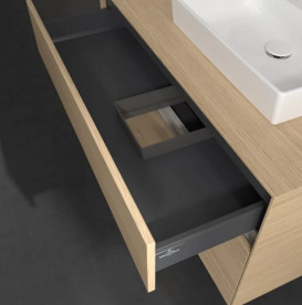 Тумба під раковину Villeroy & Boch Collaro 100х50 см із підсвічуванням ДСП північний дуб C015B0VJ