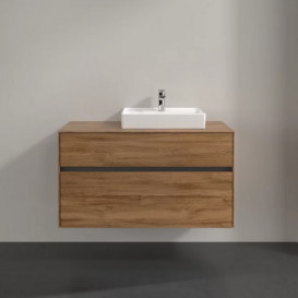 Тумба під раковину Villeroy & Boch Collaro 100х50 см із підсвічуванням ДСП дуб канзас C015B0RH