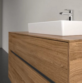 Тумба під раковину Villeroy & Boch Collaro 100х50 см із підсвічуванням ДСП дуб канзас C015B0RH
