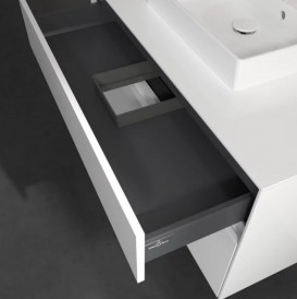 Тумба под раковину Villeroy & Boch Collaro 100х50 см с подсветкой ДСП матовый белый C016B0MS