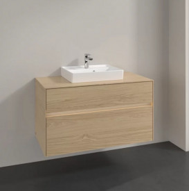 Тумба під раковину Villeroy & Boch Collaro 100х50 см із підсвічуванням ДСП північний дуб C016B0VJ