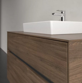 Тумба под раковину Villeroy & Boch Collaro 100х50 см с подсветкой ДСП дуб аризона C016B0VH