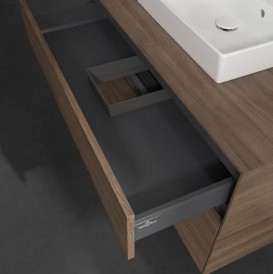 Тумба под раковину Villeroy & Boch Collaro 100х50 см с подсветкой ДСП дуб аризона C016B0VH