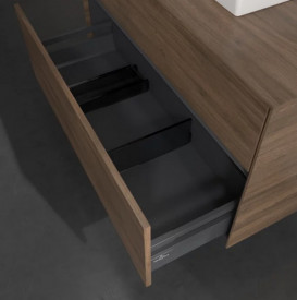 Тумба под раковину Villeroy & Boch Collaro 100х50 см с подсветкой ДСП дуб аризона C016B0VH