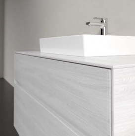 Тумба під раковину Villeroy & Boch Collaro 100х50 см із підсвічуванням ДСП біле дерево C016B0E8