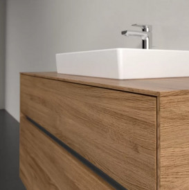 Тумба под раковину Villeroy & Boch Collaro 100х50 см с подсветкой ДСП дуб канзас C016B0RH