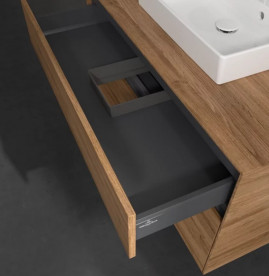 Тумба под раковину Villeroy & Boch Collaro 100х50 см с подсветкой ДСП дуб канзас C016B0RH