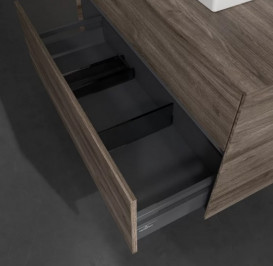 Тумба под раковину Villeroy & Boch Collaro 100х50 см с подсветкой ДСП каменный дуб  C016B0RK