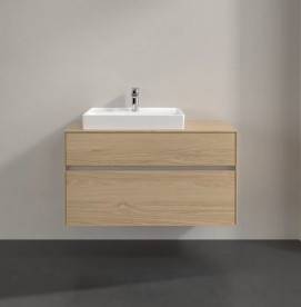 Тумба під раковину Villeroy & Boch Collaro 100х50 см із підсвічуванням ДСП північний дуб C017B0VJ