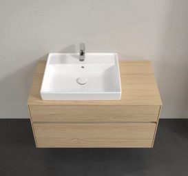 Тумба під раковину Villeroy & Boch Collaro 100х50 см із підсвічуванням ДСП північний дуб C017B0VJ