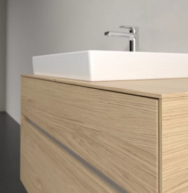 Тумба під раковину Villeroy & Boch Collaro 100х50 см із підсвічуванням ДСП північний дуб C017B0VJ