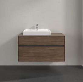 Тумба под раковину Villeroy & Boch Collaro 100х50 см с подсветкой ДСП дуб аризона C017B0VH