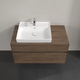 Тумба под раковину Villeroy & Boch Collaro 100х50 см с подсветкой ДСП дуб аризона C017B0VH