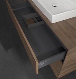 Тумба под раковину Villeroy & Boch Collaro 100х50 см с подсветкой ДСП дуб аризона C017B0VH