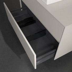 Тумба под раковину Villeroy & Boch Collaro 100х50 см с подсветкой ДСП мягкий серый C017B0VK