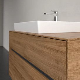 Тумба под раковину Villeroy & Boch Collaro 100х50 см с подсветкой ДСП дуб канзас C017B0RH