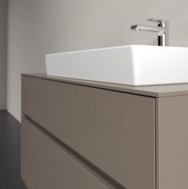 Тумба під раковину Villeroy & Boch Collaro 100х50 см із підсвічуванням ДСП трюфель сірий C018B0VG