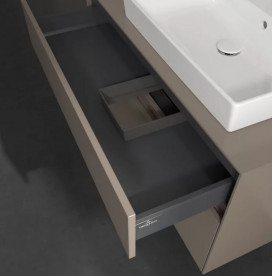 Тумба під раковину Villeroy & Boch Collaro 100х50 см із підсвічуванням ДСП трюфель сірий C018B0VG