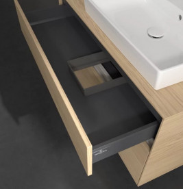 Тумба под раковину Villeroy & Boch Collaro 100х50 см с подсветкой ДСП северный дуб C018B0VJ