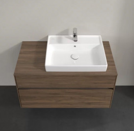 Тумба под раковину Villeroy & Boch Collaro 100х50 см с подсветкой ДСП дуб аризона C018B0VH