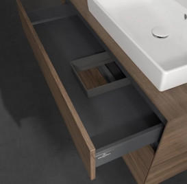 Тумба под раковину Villeroy & Boch Collaro 100х50 см с подсветкой ДСП дуб аризона C018B0VH