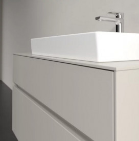 Тумба под раковину Villeroy & Boch Collaro 100х50 см с подсветкой ДСП мягкий серый C018B0VK