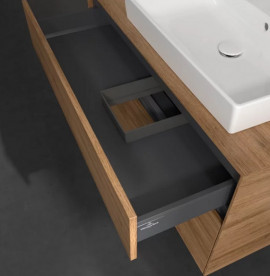 Тумба под раковину Villeroy & Boch Collaro 100х50 см с подсветкой ДСП дуб канзас C018B0RH