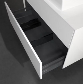 Тумба под раковину Villeroy & Boch Collaro 100х50 см с подсветкой ДСП матовый белый C019B0MS