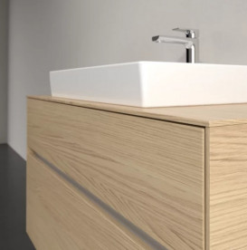 Тумба под раковину Villeroy & Boch Collaro 100х50 см с подсветкой ДСП северный дуб C019B0VJ