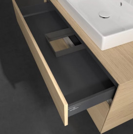 Тумба под раковину Villeroy & Boch Collaro 100х50 см с подсветкой ДСП северный дуб C019B0VJ