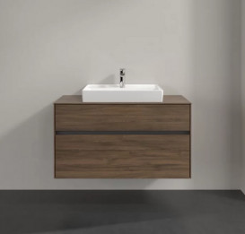 Тумба под раковину Villeroy & Boch Collaro 100х50 см с подсветкой ДСП дуб аризона C019B0VH