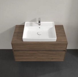 Тумба под раковину Villeroy & Boch Collaro 100х50 см с подсветкой ДСП дуб аризона C019B0VH