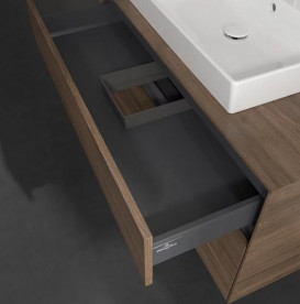 Тумба под раковину Villeroy & Boch Collaro 100х50 см с подсветкой ДСП дуб аризона C019B0VH