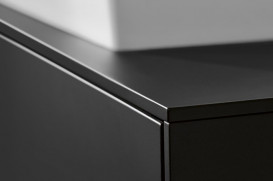 Тумба під раковину Villeroy & Boch Collaro 100х50 см із підсвічуванням МДФ чорний матовий лак C019B0PD