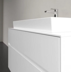 Тумба под раковину Villeroy & Boch Collaro 100х50 см с подсветкой МДФ глянцевый белый C020B0DH