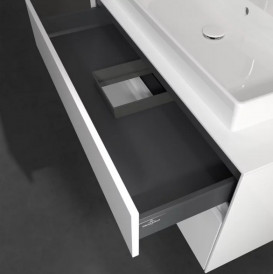 Тумба под раковину Villeroy & Boch Collaro 100х50 см с подсветкой МДФ глянцевый белый C020B0DH