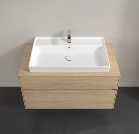 Тумба під раковину Villeroy & Boch Collaro 100х50 см із підсвічуванням ДСП північний дуб C020B0VJ