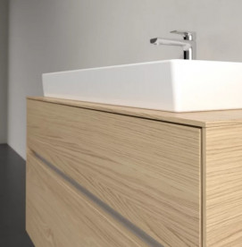 Тумба під раковину Villeroy & Boch Collaro 100х50 см із підсвічуванням ДСП північний дуб C020B0VJ