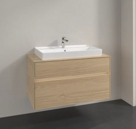 Тумба під раковину Villeroy & Boch Collaro 100х50 см із підсвічуванням ДСП північний дуб C020B0VJ