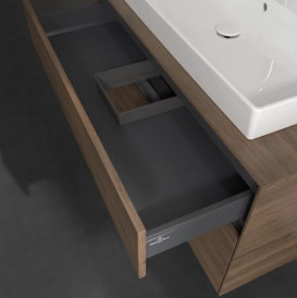 Тумба под раковину Villeroy & Boch Collaro 100х50 см с подсветкой ДСП дуб аризона C020B0VH