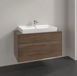 Тумба під раковину Villeroy & Boch Collaro 100х50 см із підсвічуванням ДСП дуб аризона C020B0VH