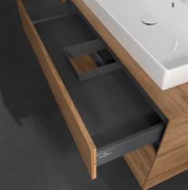 Тумба под раковину Villeroy & Boch Collaro 100х50 см с подсветкой ДСП дуб канзас C020B0RH