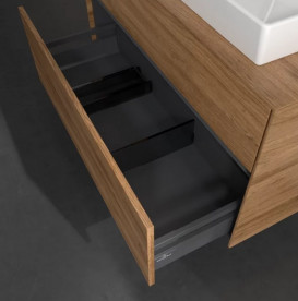 Тумба под раковину Villeroy & Boch Collaro 100х50 см с подсветкой ДСП дуб канзас C020B0RH