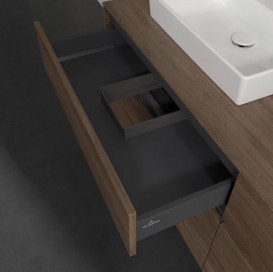 Тумба под раковину Villeroy & Boch Collaro 160х50 см с подсветкой ДСП дуб аризона C021B0VH