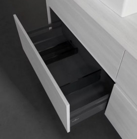 Тумба під раковину Villeroy & Boch Collaro 160х50 см із підсвічуванням ДСП біле дерево C021B0E8