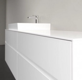 Тумба під раковину Villeroy & Boch Collaro 160х50 см із підсвічуванням МДФ глянсовий білий C022B0DH