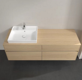 Тумба под раковину Villeroy & Boch Collaro 160х50 см с подсветкой ДСП северный дуб C022B0VJ