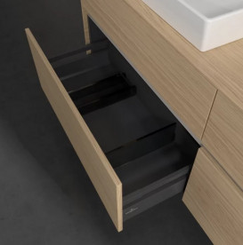 Тумба под раковину Villeroy & Boch Collaro 160х50 см с подсветкой ДСП северный дуб C022B0VJ